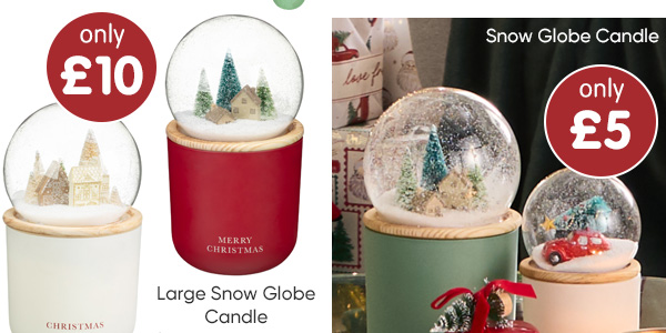 Snow Globe Candle