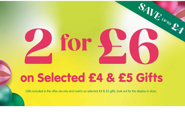 Christmas Gifting Offers 2 for £6