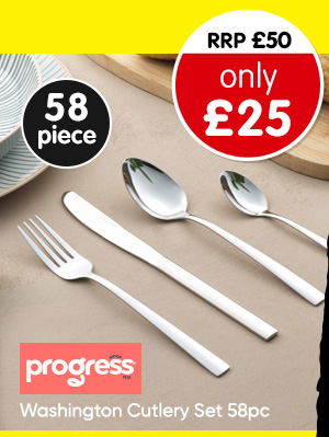 Progress Washington Cutlery Set 58pc