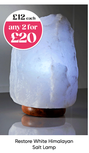 Restore White Himalayan Salt Lamp
