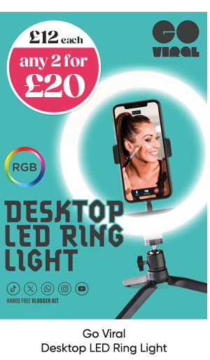 Go Viral Desktop LED Ring Light