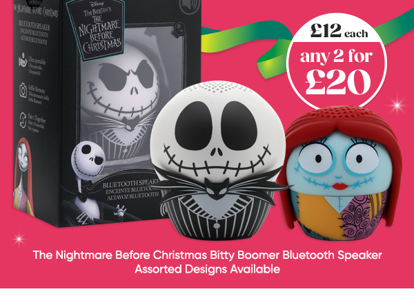 The Nightmare Before Christmas Bitty Boomer Bluetooth Speaker - Assorted Designs
