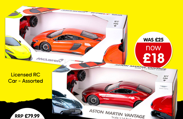 Licensed RC Car - Assorted