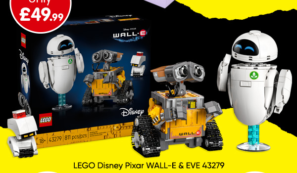 LEGO Disney Pixar WALL-E & EVE 43279