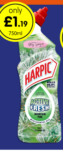 Harpic Active Fresh Toilet Cleaner 750ml - Mountain Pine