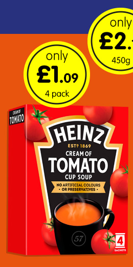 Heinz Cream of Tomato Cup Soup 4pk