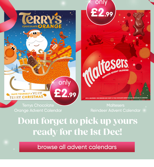 Advent Calendars at B&M