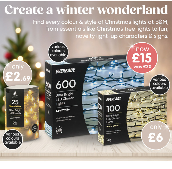 Christmas Lights at B&M