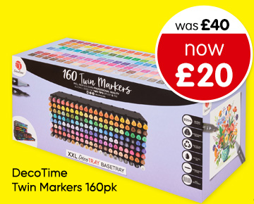 DecoTime Twin Markers 160pk
