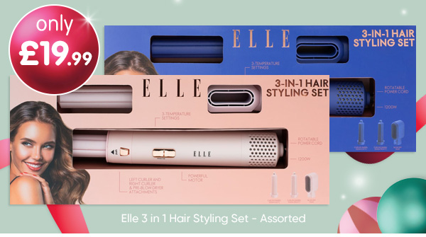 Elle 3 in 1 Hair Styling Set - Assorted