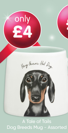 A Tale of Tails Dog Breeds Mug - Assorted