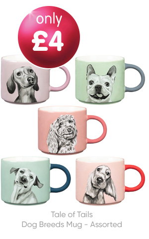 Tale of Tails Dog Breed Mug - Assorted