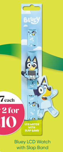 Bluey LCD Watch with Slap Band
