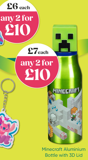 Minecraft Aluminium Bottle with 3D Lid