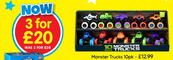 Monster Trucks 10pk