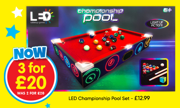 LED Championship Pool Set