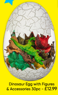 Dinosaur Egg with Figures & Accessories 30pc