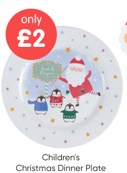 Children's Christmas Dinner Plate