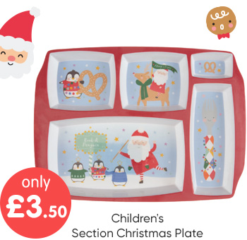 Children's Section Christmas Plate