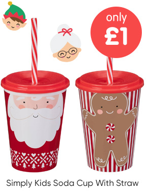 Simply Kids Soda Cup With Straw