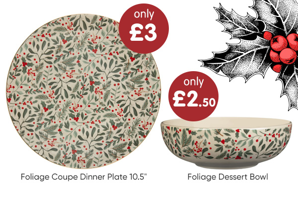 Foliage Tableware