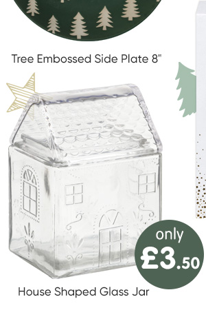 House Shaped Glass Jar