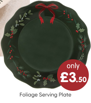 Foliage Serving Plate