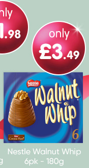 Nestle Walnut Whip 6pk - 180g