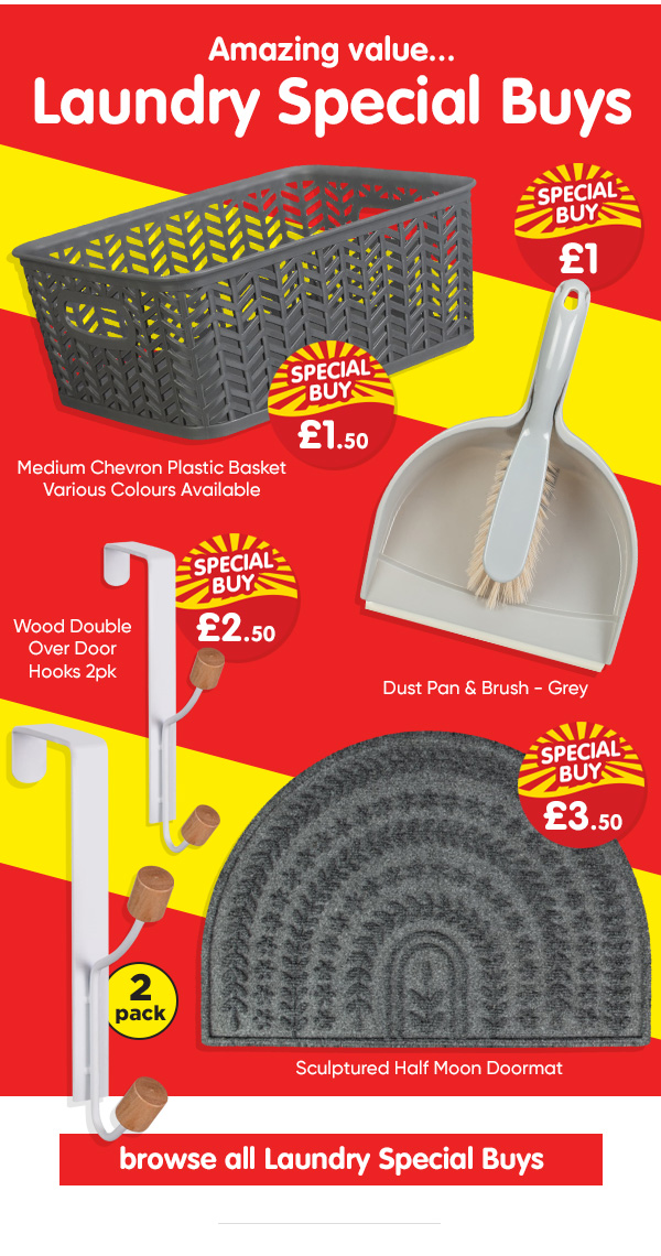 Laundry & Cleaning Special Buys