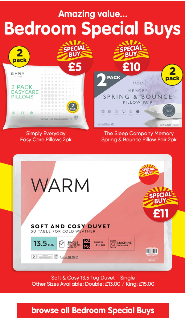 Bedding Special Buys