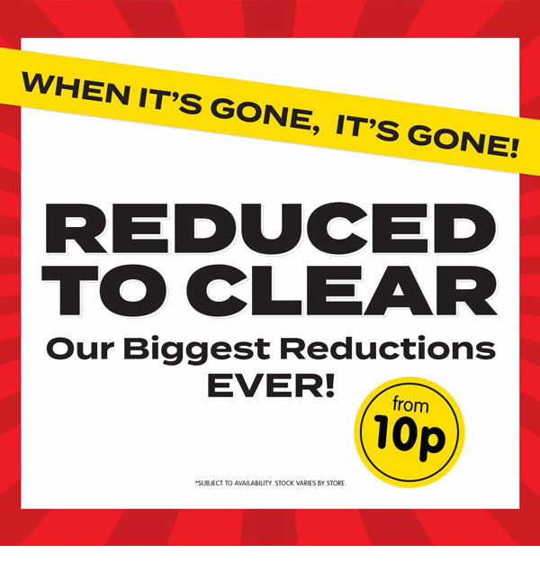 The Reduced to Clear Event at B&M