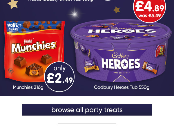 Celebration Treats at B&M