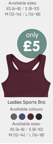 Ladies Sports Bra - Various Colours & Sizes Available