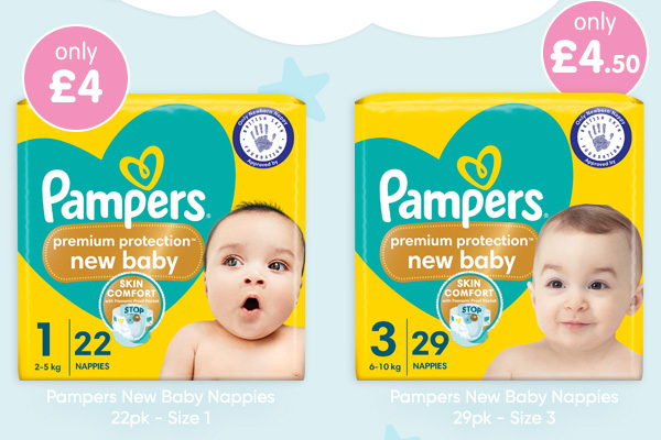 Pampers New Baby Nappies
