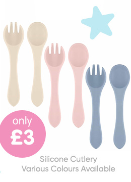 Silicone Cutlery - Various Colours Available