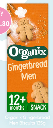 Organix Gingerbread Men Biscuits 135g