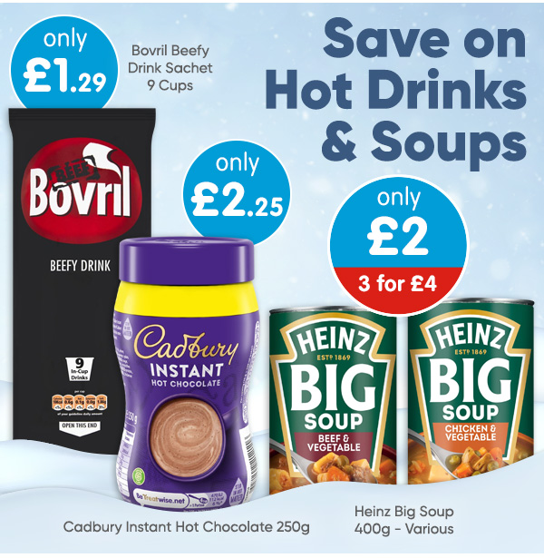 Soup & Hot Drinks at B&M