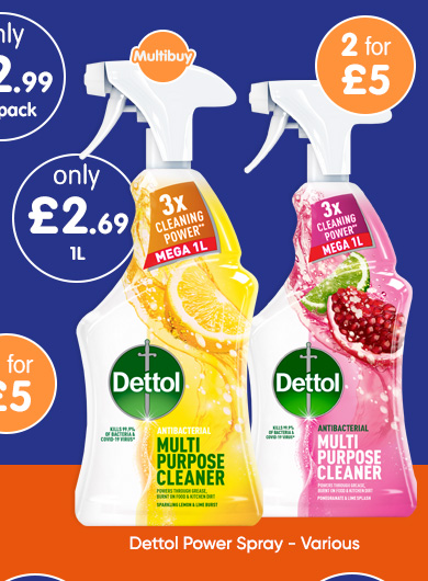 Dettol Power Spray 1L - Various