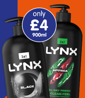 Lynx Shower Gel Pump 900ml - Various
