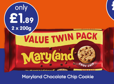 Maryland Chocolate Chip Cookie Twin Pack 2 x 200g