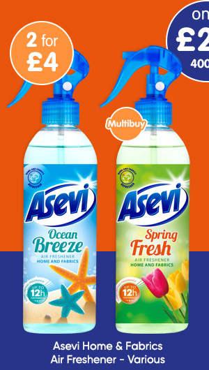 Asevi Home & Fabrics Air Freshener 400ml - Various