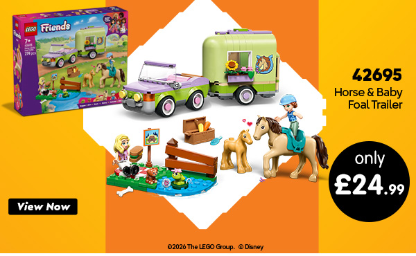 LEGO Friends Horse & Baby Foal Trailer 42695