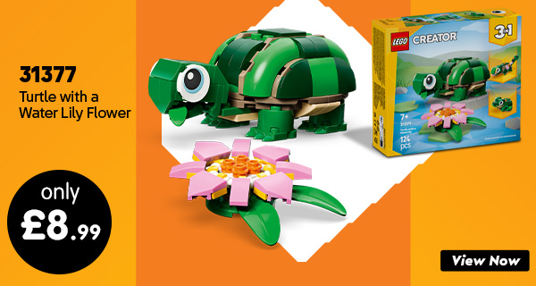 LEGO Creator 3 in 1 Turtle with a Waterlily 31377