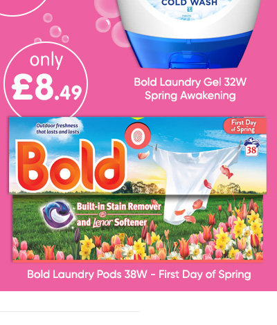 Bold Laundry Pods 38W - First Day of Spring