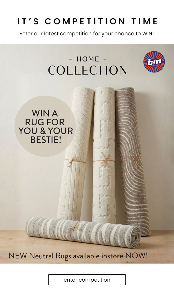 WIN a Neutral Rug for You and a Friend Competition