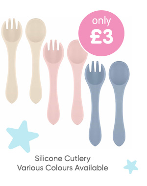 Silicone Cutlery - Various Colours Available