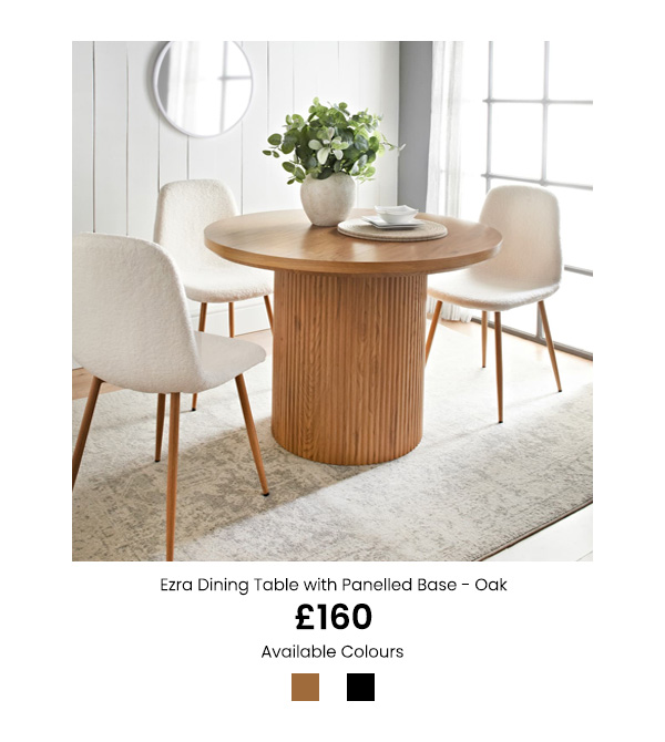 Ezra Dining Table with Panelled Base