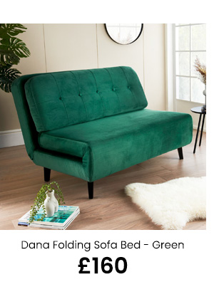 Dana Folding Sofa Bed - Green
