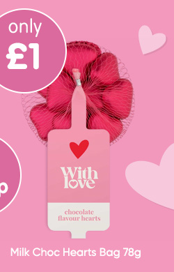 Milk Choc Hearts Bag 78g