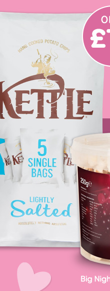 Kettle Lightly Salted Crisps 5pk